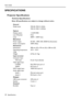 Page 30Specifications 30 User’s Guide
SPECIFICATIONS
Projector Specifications 
Technical Specifications
Note: All specifications are subject to change without notice. 
General
Model name VP6120, VP6121 (XGA)
VP6110, VP6111 (SVGA)
Optical
Display system 1-CHIP DMD
Lens F/Number F/2.6
Lamp 200W ~ 250W lamp
Electrical
Power supply AC100 ~ 240V, 4.0A, 50/60 Hz (Automatic)
Power consumption 330W (Max)
Mechanical
Dimensions 308 mm (W) x 95 mm (H) x 238 mm (D)
Operating temperature 
range10°C ~ 35°C
Weight 6.9 lbs...