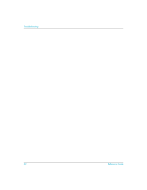 Page 8282Reference Guide
Troubleshooting 