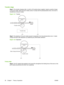 Page 44Transfer stage
Step 4: The transfer charging roller, to which a DC positive bias is applied, imparts a positive charge
on the print media. When the print media comes in contact with the photosensitive drum, the toner is
transferred to the print media.
Figure 1-21   Transfer
Media
Transfer roller Photosensitive
drum
Transfer bias
Step 5 : The elasticity of the print media causes its separation from the photosensitive drum. A static
charge eliminator aids separation by weakening any electrostatic...