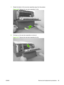 Page 797.Rotate the bottom of the rear-door assembly away from the product.
Figure 2-26  Remove the rear-door assembly (7 of 8)
8.Pull down on the rear-door assembly to remove it.
Figure 2-27  Remove the rear-door assembly (8 of 8)
ENWW Removal and replacement procedures 65 