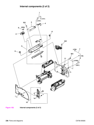 Page 238236Parts and diagrams C9706-90926
Internal components (2 of 2)
Figure 128.Internal components (2 of 2) 