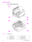 Page 231EN 7 Parts and diagrams229
Assembly locations
Printer (without optional trays)
Figure 124.Assembly locations
2
22
2
2
2
2
2
4
35
2
6
7
8
1
1 Power-base assembly 5 Front frame assembly
2 Fuser assembly 6 Rotary-drive assembly
3 Middle frame assembly 7 Main drive assembly
4 Rear frame assembly 8 Rotary (carousel) assembly 