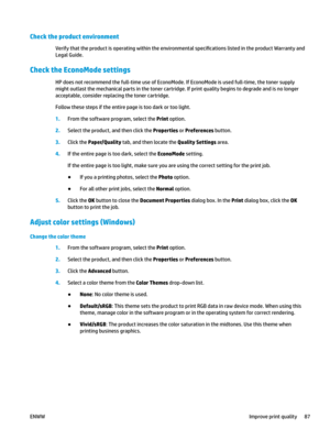 Page 97Check the product environment
Verify that the product is operating within the environmental speci