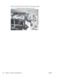 Page 1044.Position the transfer-wire harness (callout 1) in the guides (callout 2).
Figure 2-79   Reinstall the engine controller PCA (4 of 4)
1 2
86 Chapter 2   Removal and replacement
ENWW 