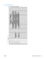 Page 117General timing charts
Figure 3-6  General timing diagram
Timing chart two consecutive prints on LTR paper
LSTR
TNIRP
RTNI
YBTS
TIA
W
6 BD Output signal (BDO) STBY
1 TOP sensor (PS751)
2 Fuser delivery sensor (PS701)
3 Print start command (EEC12) Operation
4 Scanner Motor (M2)
5 Laser Diode
12 Pickup solenoid (SL1)
7
Main Motor (M1)
8 Primary Charging Bias
9 Developing Bias
10 Transfer Charging Bias
11 Fuser Heater
18 13
14
15
16
17
19
20
Power switch ON
ENWW Tools for troubleshooting 99 