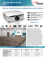 Page 1MULTIMEDIA PROJECTOR
W505
Short ThrowStandard Throw Long Throw
Optoma Part Number BX-DL080BX-DL200BX-DL300
Throw Ratio (Distance/Width) 0.81:11.62–2.03:1 2.02–3.03:1
Projection Distance 1.6’–9.8’ (0.5 –3 m) 4.9’–23.0’ (1.5 –7 m) 6.6’–65.6’ (2– 20 m)
Image Size (Diagonal) 28.0”–171”  (0.71– 4.34 m) 34.2”–200” (0.87 –5.08 m) 30.6”–457” (0.78 –11.6 m)
Projection Lens  F=2.5, f=11.5 mm,  
Manual Focus F=2.46-2.56, f=22.8-28.5 mm,  
1.25x Manual Zoom and Focus F=2.5-3.1, f=28.5-42.75 mm,  
1.5x Manual Zoom...