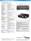 Page 28.66ʺ
7. 0 ʺ
2.79 ʺ
**YPbPr Via Adapter
Audio In/Out
Kensington lock port
Video
Mouse HDMI
VGA
**
AC Power
MULTIMEDIA PROJECTORS  — 
W304M
 †3D content can be viewed with active LCD shutter glasses or RF glasses w\
hen projector is used with 
compatible 3D player. Please visit www.Optoma.com for more information. 
*Lamp life is dependent on many factors, including lamp mode, display mo\
de, usage, environmental 
conditions and more. Lamp brightness can decrease over time.  
Warranty
2-Year Optoma Express...