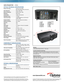 Page 2DATA PROJECTOR  — W316
OPTICAL/TECHNICAL SPECIFICATIONS
Display Technology   
Single 0.65" DC3 DMD  
DLP® Technology by Texas Instruments™
Native Resolution  WXGA (1280 x 800)
Maximum Resolution  WUXGA (1920 x 1200) 
Brightness  3400 lumens
Contrast Ratio  15,000:1 (full on/full off)
Displayable Colors  1.07 Billion
Lamp Life and Type
*   10,000/6000/5000 Hours (ECO+/ECO/  
  normal), 190W 
Projection Method  Front, rear, ceiling mount, table top
Keystone Correction  ±40° Vertical
Uniformity   >85%...