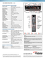 Page 2DATA SERIES PROJECTOR — X600
OPTICAL/TECHNICAL SPECIFICATIONS
Display Technology  Single 0.55” DC3 DMD   
DLP® Technology by Texas Instruments™
Native Resolution 
   XGA  (1024 x 768)
Maximum Resolution WUXGA  (1920 x 1200)
Brightness 6000 lumens
Contrast Ratio 10,000:1 (full on/full of f)
Displayable Colors 1.07 Billion
Lamp Life and Type*   3500/2500 Hours (STD/bright)
Projection Method Front, rear, ceiling mount, table top
Keystone Correction ±15° Vertical
Uniformity 85%
Aspect Ratio
 4:3 Native, 16:9...