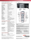 Page 2Power OnPower Off
ModeRe-sync/
Four Directional
Select Keys
3D Format
Sleep Timer Contrast
HDMI 2
N/A
‡
N/A‡
Brightness
User 1, 2, 3
Lamp Mode Keystone
Mute
Aspect Ratio
HDMI 1N/A
‡
N/A‡
Menu
Volume Up
Volume Down
Source
‡Function not supported by the projector
1. 3D VESA
 
2. HDMI 1 / MHL  
3. 12V Out 
4. HDMI 2  5. Power 
6. Audio-Out
 
7. USB mini-B
 1
 6
 2
 3 4 5
 7
3D HOME THEATER PROJECTOR  — HD141X
OPTICAL/TECHNICAL SPECIFICATIONS
Display Technology  Single 0.65” DC3 DMD DLP®  
Technology by...