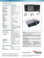 Page 2MULTIMEDIA PROJECTOR — X316
OPTICAL/TECHNICAL SPECIFICATIONS
Display Technology  Single 0.55" DC3 DMD   
DLP® Technology by Texas Instruments™
Native Resolution XGA  (1024 x 768)
Maximum Resolution WUXGA (1920 x 1200) 
Brightness
 3200 lumens
Contrast Ratio 20,000:1 (full on/full of f)
Displayable Colors 1.07 Billion
Lamp Life and Type*  10,000/6000/5000 Hours (ECO+/ECO/     normal), 190W 
Projection Method Front, rear, ceiling mount, table top
Keystone Correction ±40° Vertical
Uniformity  > 85%...