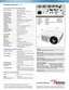 Page 2MULTIMEDIA PROJECTOR — W415
OPTICAL/TECHNICAL SPECIFICATIONS
Display Technology  
Single 0.65” DC3 DMD  DLP® Technology by Texas Instruments™
Native Resolution  WXGA (1280 x 800)
Maximum Resolution HD 1080p (1920 x 1080)
Brightness (Typical)  4500 lumens
Contrast Ratio  15,000:1 (full on/full off)
Displayable Colors 1.07 Billion
Lamp Life* and Type 7000/4000/3000 Hours (ECO+/ECO/normal)
Projection Method  Front, rear, ceiling mount, table top 
Keystone Correction ± 40° Vertical 
Uniformity  > 80%
Aspect...