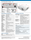 Page 2Full HD 1080p Installation DLP projector — EH490
Warranty
3-Year Optoma Express Service, 1-Year on Lamp  In the Box (Standard Accessories)  
EH490 projector, AC power cord, VGA cable, remote control, batteries, multilingual CD-ROM user’s manual, basic user manual and warranty card  Optional Accessories
Universal ceiling mount, Optoma screen, DLP® Link™ 3D glasses, wireless HDMI system  Accessory Part Numbers
Lamp: SP.70B01GC01  Remote: SP.70B01GC01 RF 3D Glasses: ZF2300Glasses    RF 3D Emitter: BC300...