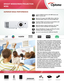 Page 1BRIGHT WIDESCREEN PROJECTION
W355 
CONNECTIVITY (May require optional accessories)
SUPERIOR WXGA PERFORMANCE
Luminous WXGA Projection with 3600 lumens and 
22000:1 contrast ratio 
Extensive I/O support with HDMI, VGA-In, VGA-Out, 
Composite Video, Audio-In, RJ-45 and USB Power
Powerful 10 Watt sound enhances presentations and 
audio/video with crisp and clear sound
Adjust the gamma output to match the color of the 
projection surface with Wall Color Adjustment
Optional VGA Wireless Dongle and HDCast Pro...