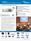 Page 1The Optoma EH504WIFI is a full HD 1080p professional installation 
projector, offering a brightness of 5000 lumens, crystal clear images, 
and a variety of advanced features to facilitate a quick installation. The 
Optoma EH504WIFI is ideal for conference rooms, large classrooms, 
lecture theatres, museums and houses of worship.
For more complex installations, this projector is equipped with a large 
zoom range, vertical lens shift and a built-in geometric adjustment 
feature - ideal for uneven walls or...