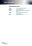 Page 18
English

User Controls

Using the Remote Control
VideoChoose composite video source.
S-VideoChoose S-video source.
VGA1Choose primary VGA-In source or SCART 
source.
VGA2Choose secondary VGA-In source or 
SCART source.
DVIChoose DVI-D source.   