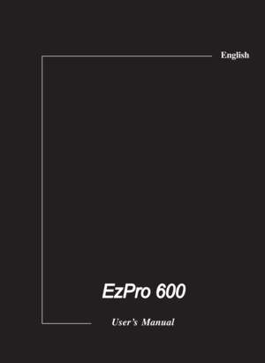 Page 1English
Français
Manuel de l’utilisateur
Ezpro 600
User’s Manual
English 