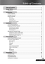 Page 11... English
Table of Contents
Table of Contents....................................................................................... 1
Usage Notice.............................................................................................. 2
Precautions......................................................................................................... 2
Introduction............................................................................................... 4
Product...