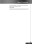 Page 23
23... English

User Controls

  the maximum setting.  For a smooth and more natural image,  
  adjust towards the minimum setting.
 Color Temp.
 Adjust the color temperature. At higher temperature, the screen  
  looks colder; at lower temperature, the screen looks warmer.  