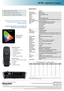 Page 2
89101112
EP720 - Digital DLP® Projector
Speciﬁ cations   
  EP720 
Native Resolution   SVGA 800 x 600 
Compressed Resolution    SXGA (1280 x 1024)
Brightness 2000/1500L (BRIGHT/STD mode)
Contrast 2000:1
Noise Level 30dB
Lamp Life 3000/2000 (STD/BRIGHT mode)**
Display Technology Single 0.55” SVGA type X DMD chip DLP® Technology by Texas Instruments
Weight / Dimensions (W x D x H)  2 kg / 259 x 188 x 71.5mm 
Remote Control Full Function Remote Mouse and Direct Source selecting 
INPUTS: 15 Pin D-Sub VGA...