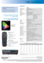 Page 2DX609 - Digital DLP® Projector
Speci cations   
  
DX609 
Native Resolution   XGA 1024 x 768  
Compressed Resolution    Up to SXGA+ (1400 x 1050) 
Brightness  2000L - BRIGHT mode / 1500L - STD mode
Contrast 2200:1 
Noise Level  30dB 
Lamp Life  3000/2000 (STD/BRIGHT mode)** 
Display Technology  Single 0.55” XGA type X DMD chip 
Weight / Dimensions (W x D x H)  2 kg  / 259 x 188 x 71.5mm
Remote Control  Full Function Remote Mouse with Laser and Direct Source selecting 
INPUTS:  DVI-I (HDCP)    HDMI via...