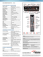 Page 2DATA SERIES PROJECTOR — EH500
OPTICAL/TECHNICAL SPECIFICATIONS
Display Technology  Single 0.65” DC2 DMD   
DLP® Technology by Texas Instruments™
Native Resolution 
   HD (1920 x 1080)
Maximum Resolution WUXGA  (1920 x 1200)
Brightness 4700 lumens
Contrast Ratio 10,000:1 (full on/full of f)
Displayable Colors 1.07 Billion
Lamp Life and Type*   3500/2500 Hours (STD/bright)
Projection Method Front, rear, ceiling mount, table top
Keystone Correction ±15° Vertical
Uniformity 85%
Aspect Ratio
 16:9 Native, 4:3...