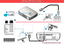 Page 1VGA1-IN/SCART
VGA2 - IN VGA-OUT
S-VIDEO RS232
VIDEO
Qu i c k St a r t ca r d
Toggle Output SettingsAcer  [Fn] + [F5]
Asus [Fn] + [F8]
Dell [Fn] + [F8]
Gateway [Fn] + [F4]
HP/Compaq [Fn] + [F4]
IBM/Lenovo [Fn] + [F7]
NEC [Fn] + [F3]
Toshiba [Fn] + [F5]
Mac Apple :
System Preferences Display 
Arrangement Mirror display
F7CRT/LCDFn
6
+
5
*36.8HN02G001-A*P/N 36.8HN02G001-A
VGA IN / SCARTS-VIDEOVIDEORS232VGA-OUT
3
2VGA IN / SCARTS-VIDEOVIDEORS232VGA-OUT
1
4
I/O configuration dependent on models             