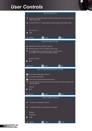 Page 26
26English

User Controls 