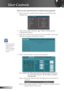 Page 38
38English

User Controls

1.  Fill in a new IP, a subnet mask, a gateway and a DNS in the 
dialogue box.
2.  Then choose apply and press “” button to effectuate the 
confi  guration process.
3.  Open your web browser and type in from the OSD LAN screen 
then the web page will display as below:
4. Open “Control Panel” to control your projector. 
 
For example:  Use Microsoft Internet Explorer (IE) web browser 
to control the projector , the IP address is http: // 
192.168.0.100.
Step 1: Find an IP...