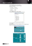 Page 50
English
0

7. Press the Menu button on the projector.8. Select OSD-> SETUP-> Network-> Enabled.9. Input the following:
4 IP Address:  192.168.1.2
4 Subnet Mask:  255.255.255.0
4 Gateway:  0.0.0.0
4 DNS Server:  0.0.0.010. Press Apply (Enter) to confirm settings.11. Open a web browser (ex, Microsoft Internet Explorer).
12. In the Address bar, input the IP address: 192.168.1.2. 13. Press Enter.The projector is setup for remote management. The LAN/RJ45 function displays as follows.
 
User Controls 