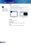 Page 26
26English

User Controls

 Screen
  Single : Projection single screen.
  PIP Window : Main Screen is large screen; PIP Screen is small  
    and displays in the corner of the main screen.
  Split Screen : Main Screen and PIP Screen equal size and side by 
     size.
 PIP Size
 Choose the PIP screen size.
 PIP Location
 Choose the PIP screen position on the display screen.
 Swap
 Press “Enter” to swap main screen and PIP screen.
Split ScreenPIP Window
To use PIP or Split Screen function, one source...