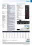 Page 2ES551 SPECIFICATIONS
Native Resolution  SVGA 800 x 600
Max Supported Resolution    UXGA (1600 x 1200)
Display Technology   Single 0.55” SVGA DC3 DMD chip DLP
® Technology  
by Texas Instruments
Brightness - BRIGHT mode
1   2800 ANSI Lumens
Contrast Ratio   5000:1
Lamp Life
2  6000/5000 (ECO/BRIGHT mode)
Noise Level   28dB (ECO mode)
Weight / Dimensions (W x D x H)  2.2 kg / 280 x 230 x 77mm
Inputs  HDMI (HDCP) - audio supported      
2 x 15 Pin D-Sub VGA  Component via adaptor  
S-Video 4 Pin Mini Din...