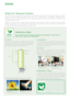 Page 2EW556
Eco+ moDE
Saving  energy,  saves  money!  Eco+  technology  reduces  the  power 
consumption  to  as  little  as  30%.  This  intelligent  feature  also  has   
a positive effect on the lamp life, increasing it up to 70% while lowering 
the total cost of ownership and reducing maintenance*. 
100%
80%
30% Eco mode
Bright mode
Eco+ 
Power Consumption
Dynamically adjusts the brightness and power consumption  
Bright scene
~100% Power consumption
Dark scene
~ 30% Power consumption
Auto PoWEr off
There...