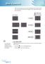 Page 28
English26
User Controls

 LBX: This format is for non-16x9, letterbox source and for users 
who use external 16x9 lens to display 2.35:1 aspect ratio using 
full resolution. 
Input Signal
Display area
Picture area
Display on Screen
	Ver. Shift (16:9): Image Position at window mode will also be moved accordingly.
 Ver. Shift (16:9)
Adjust the image position up or down, when you select the aspect 
ratio of 16:9.
 Press the  to move the image down.
 Press the  to move the image up.    