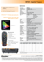 Page 2EP721i - Digital DLP® Projector
Specifications   
  
EP721i 
Native Resolution  SVGA 800 x 600  
Compressed Resolution    Up to UXGA (1600 x 1200) 
Brightness  2500/1500 ANSI Lumens (BRIGHT/STD mode)
Contrast  2000:1 
Noise Level  30dB 
Lamp Life**  3000/2000 (STD/BRIGHT mode)
Display Technology  Single 0.55” SVGA type X DMD chip 
Weight / Dimensions (W x D x H)  2 kg / 259 x 188 x 71.5mm
Remote Control  Full Function Remote Mouse with Laser and Direct Source selecting 
INPUTS:   DVI-I (HDCP)    HDMI via...