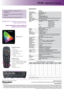 Page 2BrilliantColor™
EP728i - Digital DLP® Projector
Specifications   
  
EP728i Native Resolution  XGA 1024 x 768  
Compressed Resolution    Up to UXGA (1600 x 1200) 
Brightness  2800 ANSI Lumens
Contrast  2200:1 
Noise Level  31/33dB (STD/BRIGHT mode) 
Lamp Life**  4000/3000 (STD/BRIGHT mode) 
Display Technology  Single 0.55” XGA type X DMD chip, DLP® Technology by Texas Instruments
Weight / Dimensions (W x D x H)  2 kg / 259 x 188 x 71.5mm
Remote Control  Full Function Remote Mouse with Laser and Direct...