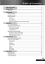 Page 11... English
Table of Contents
Table of Contents....................................................................................... 1
Usage Notice.............................................................................................. 2
Precautions......................................................................................................... 2
Introduction............................................................................................... 4
Product...