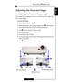 Page 13English
13
English
13
Adjusting the Projected Image
Adjusting the Projector Image Height
Tilt Adjusting Wheel
Elevator Foot
 13
Elevator Button
The projector is equipped with an elevator foot for adjusting
the image height.
To raise the image:
1.Press the elevator button 
n.
2.Raise the image to the desired height angle o, then release
the button to lock the elevator foot into position.
3.Use 
p to fine-tune the display angle.
To lower the image:
1.Press the elevator button.
2.Lower the image, then...