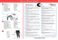 Page 2
QUICK START CARD
English■  Avoid staring directly into the projector beam at all times. ■  Minimize standing facing into the beam. Keep your back to the beam as much as possible.Français■ Evitez à tout moment de regarder directement vers le faisceau du projecteur.■ Minimisez le temps passé face au faisceau. Restez dos au faisceau autant que possible.Deutsch■ Nicht direkt in den Projektor-Lichtstrahl schauen.■ Vermeiden Sie, mit dem Gesicht zum Projektor-Lichtstrahl zu stehen. Stehen Sie mit dem Rücken...