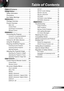 Page 11English
Table of Contents ............................1
Usage Notice ...................................2
Safety Information ...............................2
Precautions  .........................................3
Eye Safety Warnings  ..........................6
Introduction ......................................7
Package Overview  ..............................7
Product Overview  ...............................8
Main Unit ..............................................8
Control Panel...