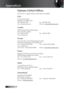 Page 54English
Appendices
Optoma Global Offices
For service or support please contact your local office.
USA
715 Sycamore Drive
Milpitas, CA 95035, USA
Tel : 408-383-3700
     Fax : 408-383-3702
www.optomausa.com    Service : services@optoma.com
Canada
5630 Kennedy Road, Mississauga,
ON, L4Z 2A9, Canada
Tel : 905-361-2582

     Fax : 905-361-2581
www.optoma.ca
Europe
42 Caxton Way, The Watford Business Park  
Watford, Hertfordshire, WD18 8QZ, UK
Tel : +44 (0) 1923 691 800
    Fax : +44 (0) 1923 691...