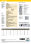 Page 4Specifications
 EX774N
Native Resolution  XGA 1024 x 768 
Compressed Resolution  up to UXGA (1600 x 1200) 
Brightness  4300 ANSI Lumens 
Contrast Ratio  3000:1       
Noise Level  30/32dB (STD/BRIGHT mode)     
Display Technology  0.7” XGA DC3 Double Data Rate (DDR) DLP® Technology by Texas Instruments
Dimensions (W x D x H)  300 x 244 x 100.5 
Weight  3.7 kg 
Lamp Life**  3000/2000 hours (STD/Bright mode) 
Remote Control  Full function remote with laser pointer, mouse control and direct source...