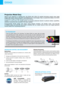 Page 2Projection Made Easy
Ideal  for  your  classroom  or  meeting  room,  the  EX542i  with  120Hz  3D  capable  technology  projects  clear,  bright 
images with superb colours using DLP® and BrilliantColor™ technologies. Easy to operate and reliable, the EX542i 
incorporates a range of energy saving and security features. 
Installed  or  on  the  move,  the  versatile  EX542i  incorporates  advanced  network  &  optional  wireless  capabilities, 
extensive connectivity and a powerful 10W stereo speaker....