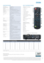 Page 41820212223
26
EX556 sPEcificAtions
Native Resolution   XGA 1024 x 768 
Max Supported Resolution  UXGA (1600 x 1200)
Brightness - BRIGHT mode
1   3000 ANSI Lumens
Contrast Ratio   13,000:1
Noise Level   28dB (ECO
+ mode)
Lamp Life2  6500/5000/4500 (Eco+/Eco/Bright mode)
Weight / Dimensions (W x D x H)  2.2 kg / 288 x 220 x 84mm
Projection Lens  F/2.41 - 2.55; f=21.8 - 23.98mm, 1.1x Manual Zoom
Throw Ratio  1.95 - 2.15:1 (Projection Distance:Image Width)
Projection Distance  1.2 - 12m
Image Size  0.7 -...