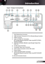 Page 9
9English

Introduction

Input / Output Connections
. RJ45 Networking Connector 
2. USB Connector (Connect to PC for Remote Mouse function)
3. HDMI Connector
4.  VGA-In/YPbPr/”” Connector 
(PC Analog Signal/Component Video Input/HDTV/YPbPr/
Wireless Dongle) 
5.  VGA-Out Connector (Monitor Loop-through Output from 
VGA-In)
6.  S-Video Input Connector
7.  Composite Video Input Connector
8.  Audio Output Connector (3.5mm Mini Jack) 
7.  Power Socket
9.  VGA2-In/SCART/YPbPr Connector 
(PC...