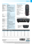 Page 4EX612 sPECiFiCAtiOns
Native Resolution   XGA 1024 x 768 
Compressed Resolution   UXGA (1600 x 1200)
Brightness - BRIGHT mode  3500 ANSI Lumens
Contrast  3000:1
Noise Level  28dB
Lamp Life**  4000/3000 (STD/BRIGHT mode)
Projection Lens  F/2.41~2.55; f=21.8~24mm, 1.1x Manual Zoom
Throw Ratio  1.95 - 2.15:1 (Projection Distance:Image Width)
Projection Distance  1.2 - 12m
Image Size  0.70 – 7.70m (27.49” - 303.12”) Diagonal 4:3
Display Technology  Single 0.55” XGA DC3 DMD chip DLP® Technology  
by Texas...