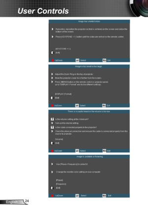 Page 2424English
User Controls 