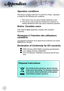 Page 52


Appendices
Operation conditions 
This device complies with Part 15 of the FCC Rules. Operation 
is subject to the following two conditions:1.  
This device may not cause harmful interference and
2.   
This device must accept any interference received, in
-
cluding interference that may cause undesired operation. 
Notice: Canadian users 
This Class B digital apparatus complies with Canadian 
ICES-003. 
Remarque à l’intention des utilisateurs 
canadiens 
Cet appareil numerique de la classe B...