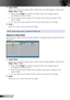 Page 2928English
Aspect Ratio  
Allows you to select the aspect ratio to adjust how the image appears. O\
ptions are: 
Origin, 16:9 and 4:3.
Origin: Select  yOrigin to maintain the aspect ratio of the image projector 
according to the input source.
16:9: The input source scales to fit the width of the screen to project a 16:9  y
screen image.
4:3: The input source scales to fit the screen and projects a 4:3 image. y
Zoom  
Press  or  to zoom and view the image.
NOTE: Closed caption option is available for NTSC...