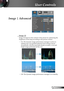 Page 25
25English

User Controls

Image | Advanced
 Image AI
Image AI improves the contrast of the picture by optimizing the 
brightness of the lamp according to the picture content. 
  On: The dynamic image performance manager is active in  
making sure your greatest pleasure from seeing a movie         
dynamically with the most dark details revealed, vivid and 
bright image performed all the way.
  Off: The dynamic image performance manager is on standby.  